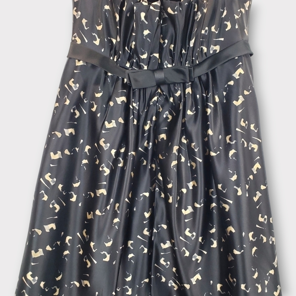 Milly Silk Strapless Cocktail Mini Dress - Picture 6 of 13